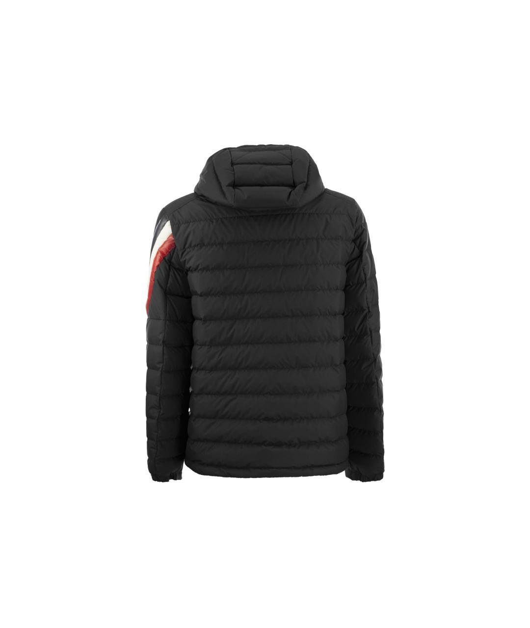 MONCLER Черный пуховик, фото 2