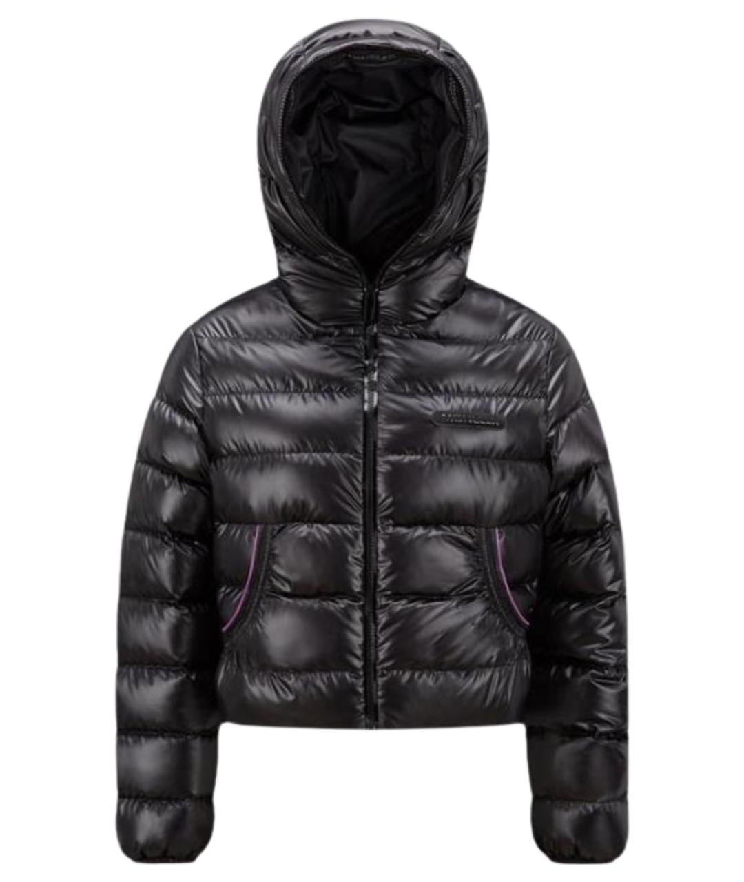 MONCLER Черная полиамидовая куртка, фото 1