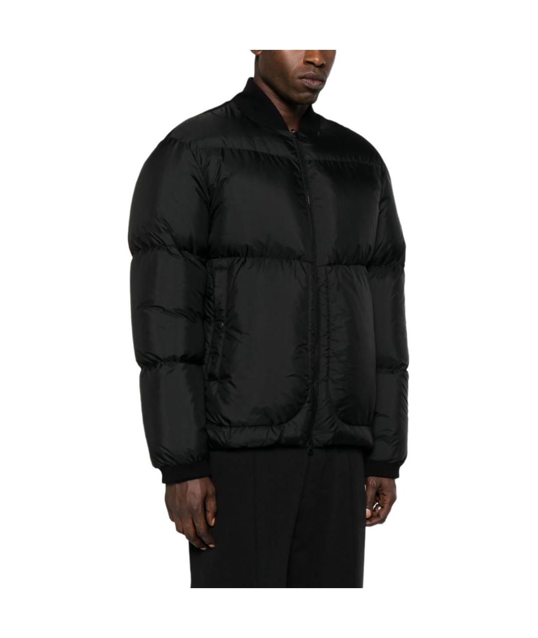 MONCLER Черный пуховик, фото 4