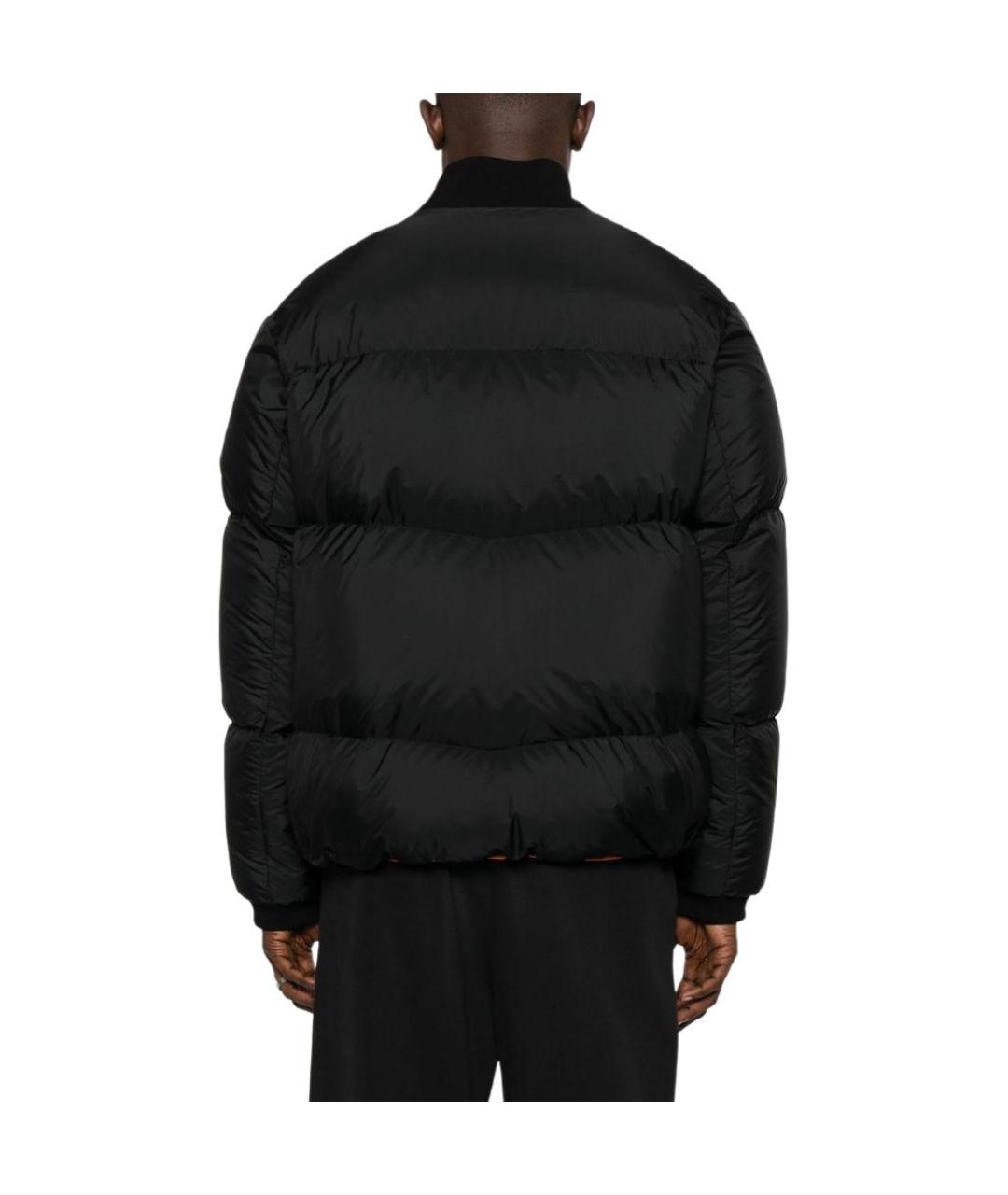 MONCLER Черный пуховик, фото 3