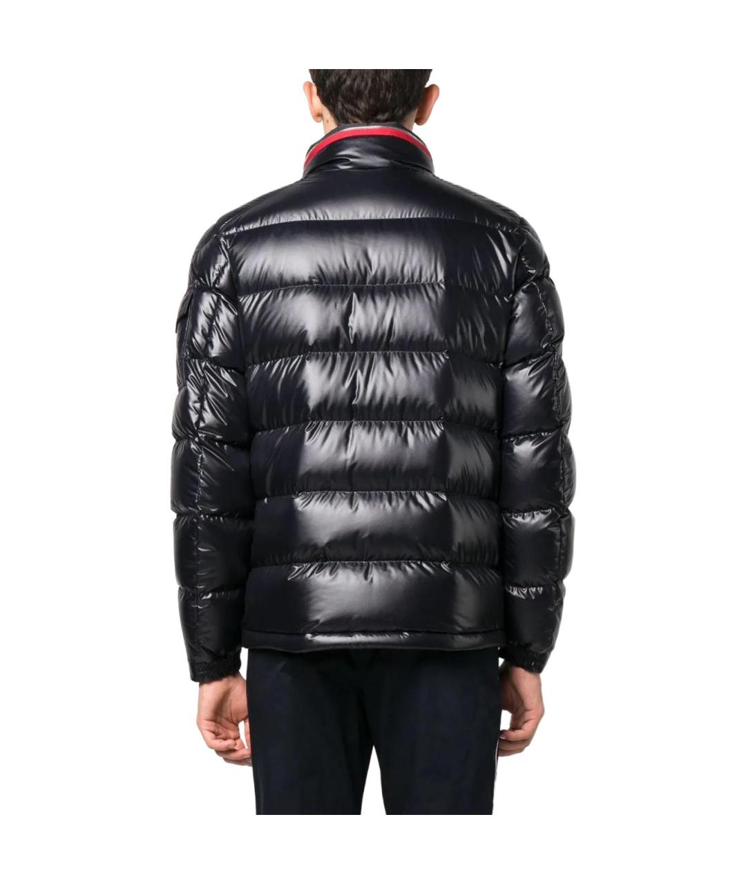 MONCLER Черный пуховик, фото 2