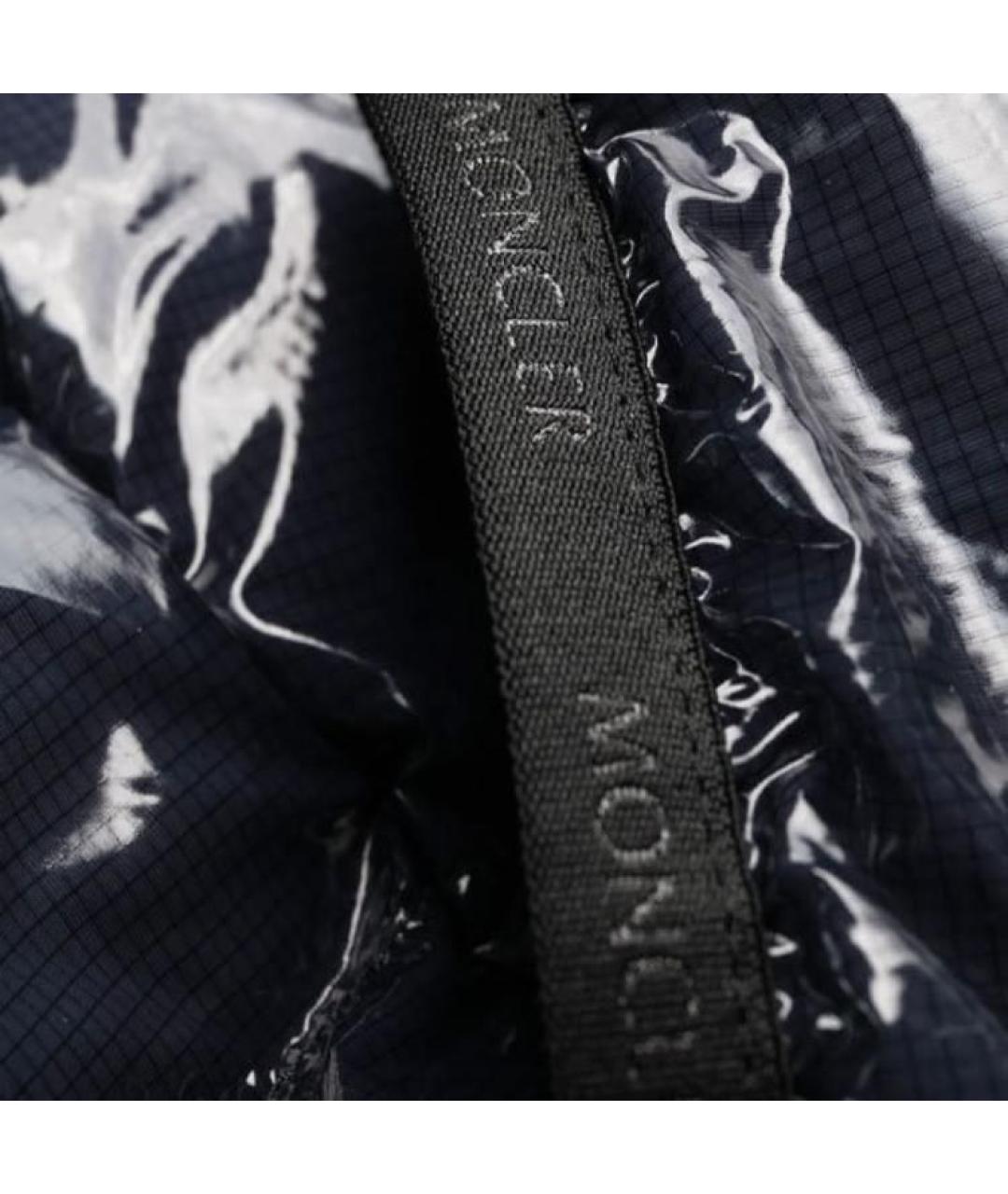 MONCLER Синий пуховик, фото 6