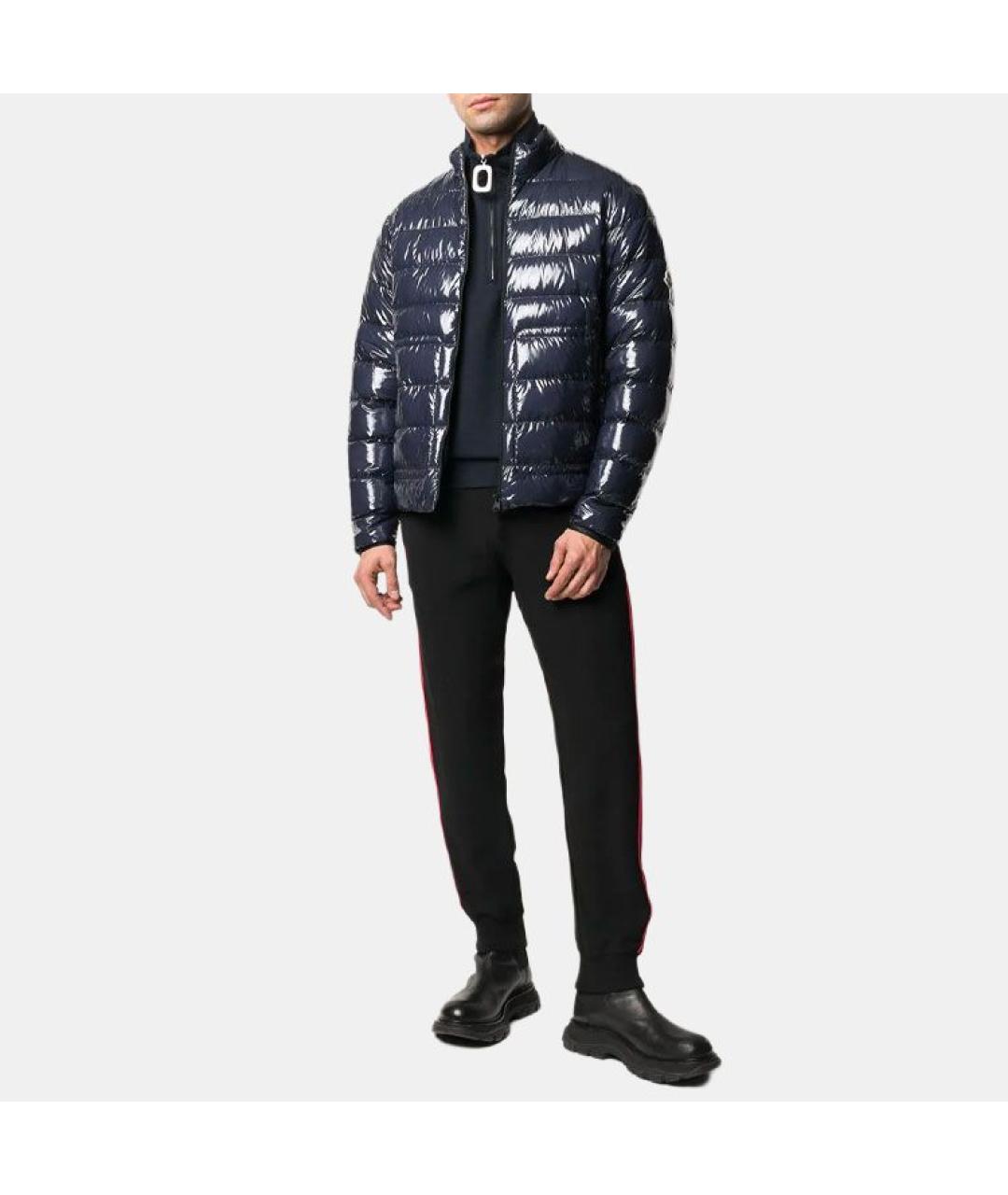MONCLER Синий пуховик, фото 2