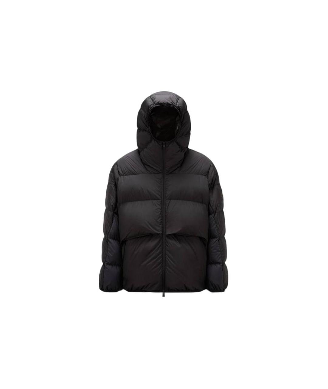 MONCLER Черный пуховик, фото 1