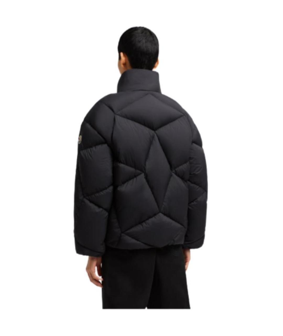 MONCLER Черный пуховик, фото 4
