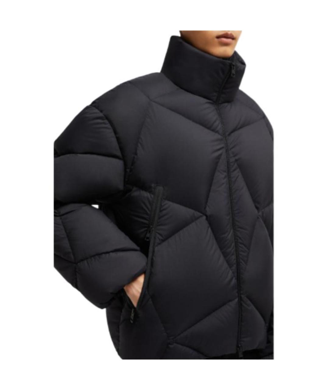 MONCLER Черный пуховик, фото 5