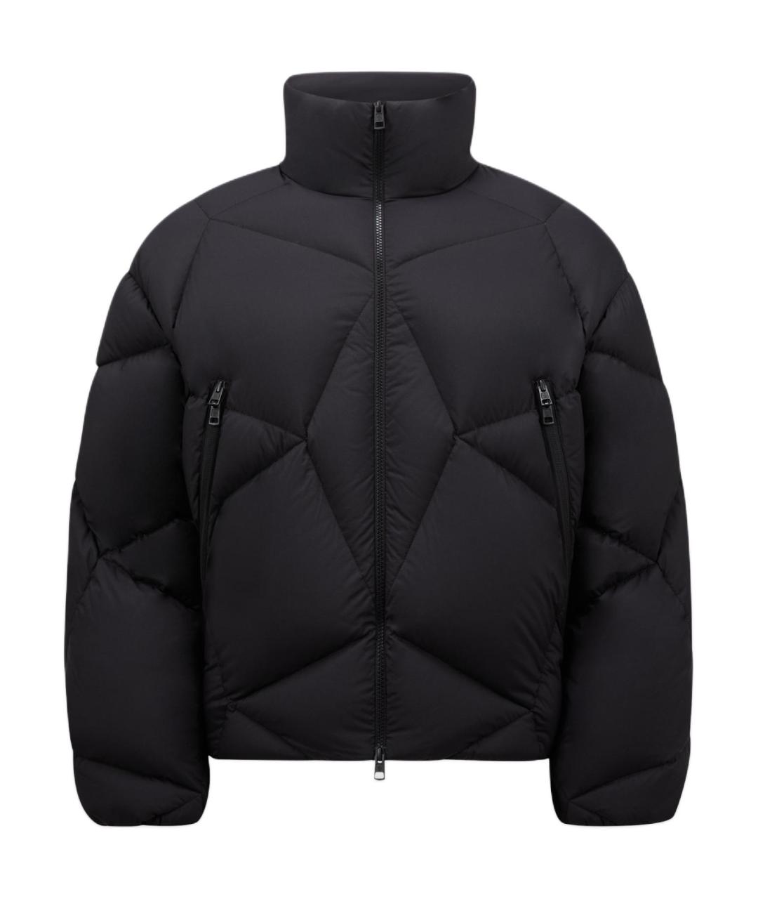 MONCLER Черный пуховик, фото 1