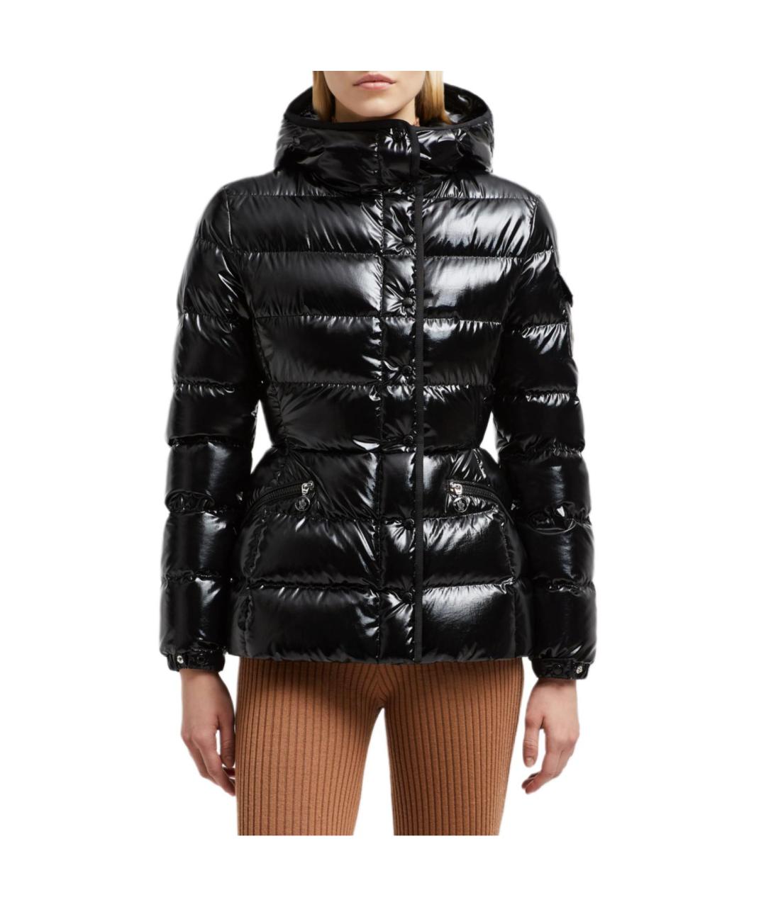 MONCLER Черная полиамидовая куртка, фото 3