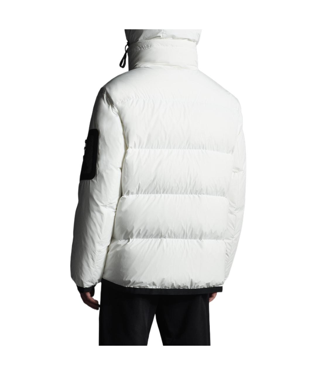 MONCLER Белый пуховик, фото 3