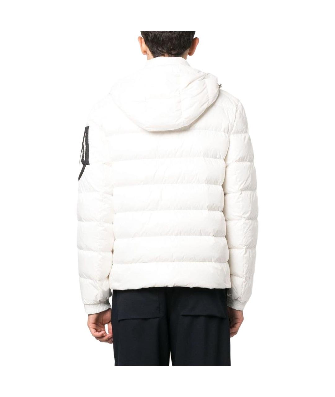 MONCLER Белая полиамидовая куртка, фото 3