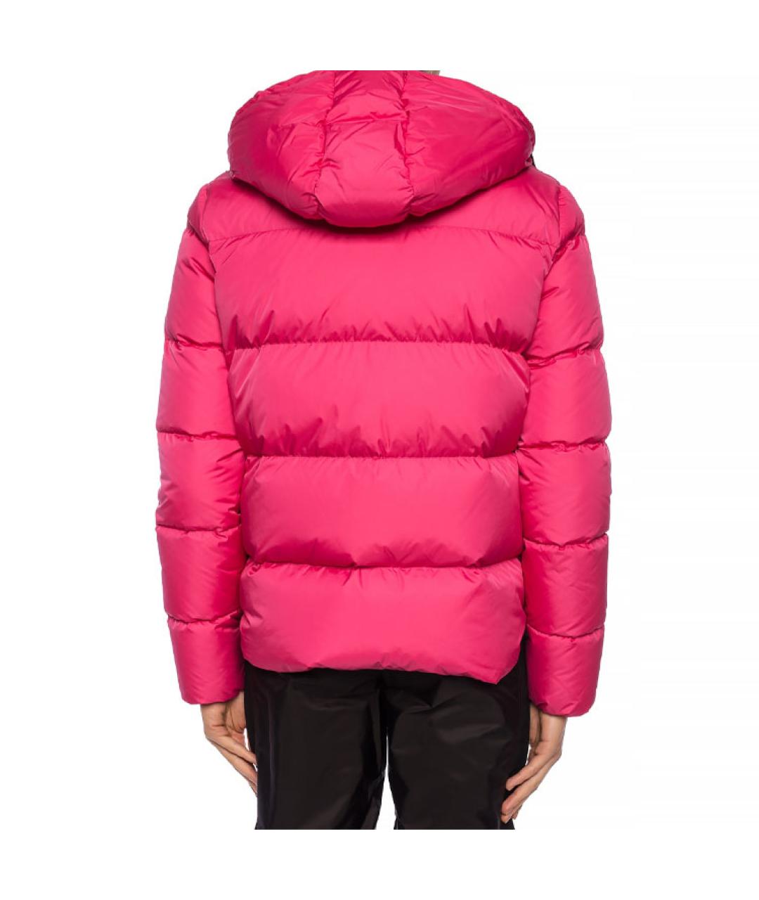 MONCLER Розовая полиамидовая куртка, фото 2