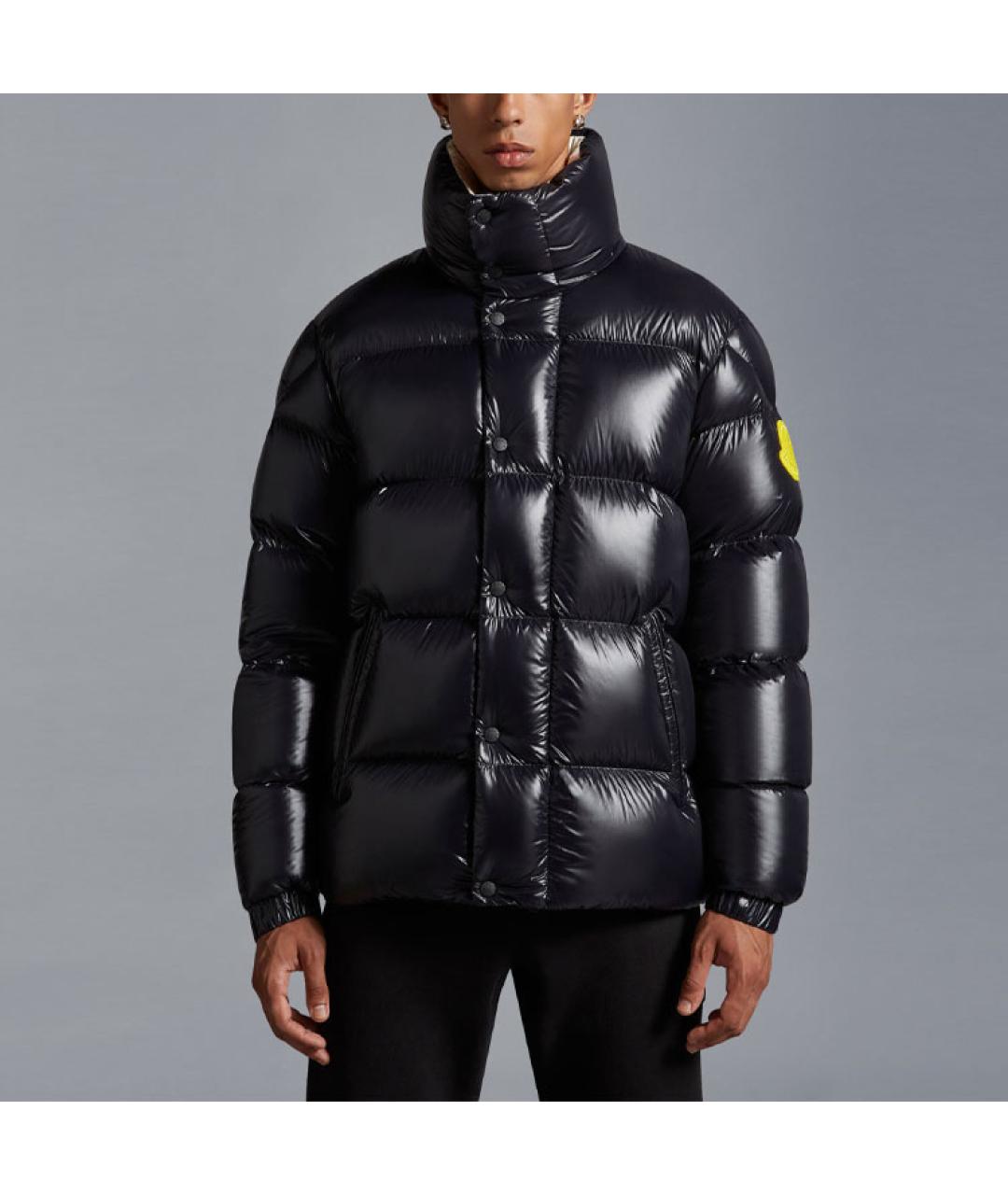 MONCLER Черная полиамидовая куртка, фото 3