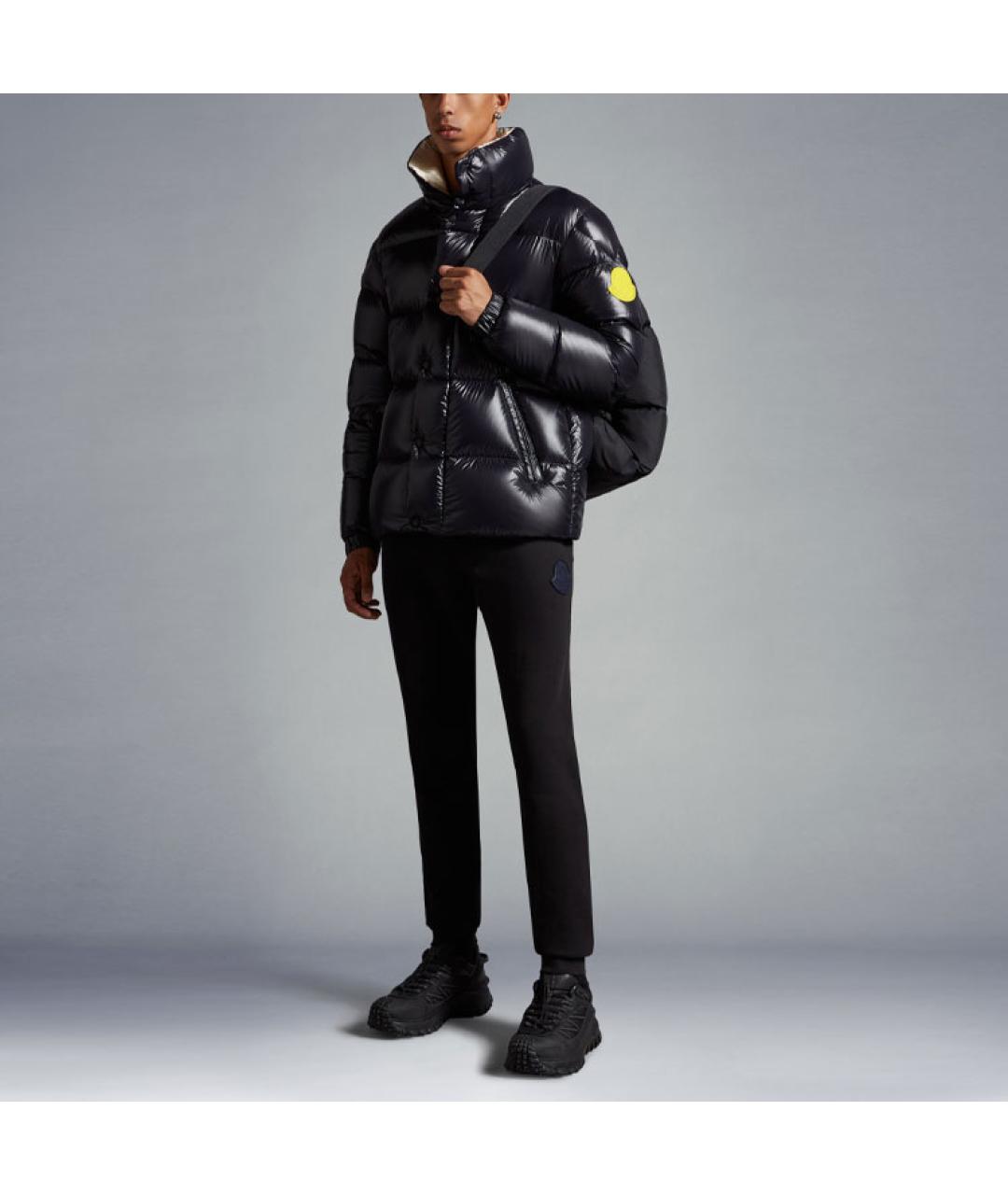 MONCLER Черная полиамидовая куртка, фото 2