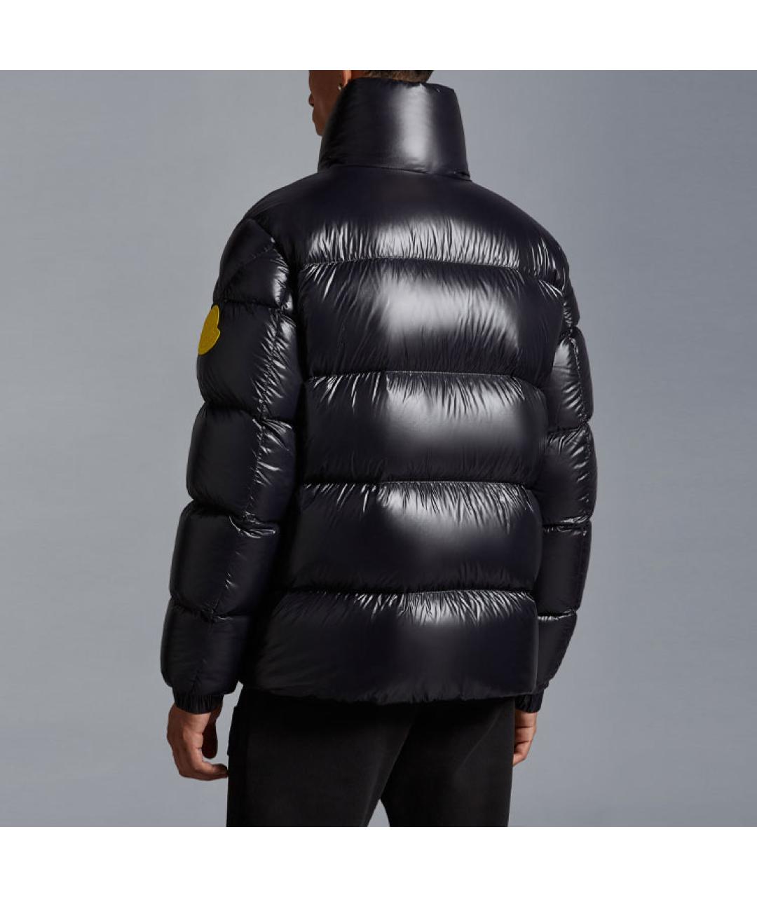 MONCLER Черная полиамидовая куртка, фото 4