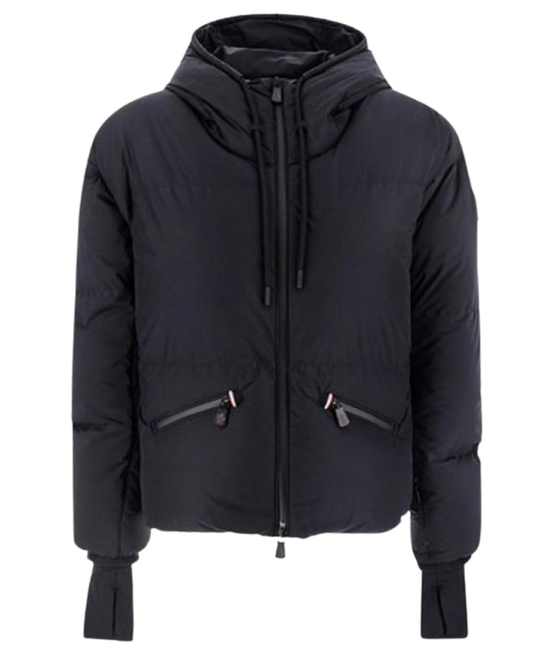 MONCLER Черная полиамидовая куртка, фото 1