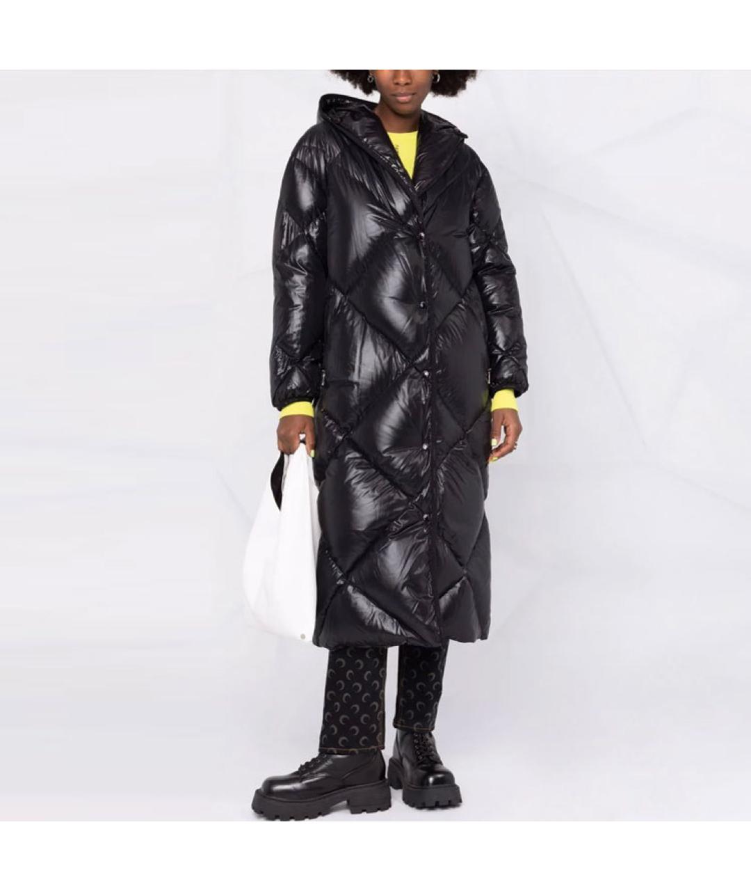 MONCLER Черный пуховик, фото 2