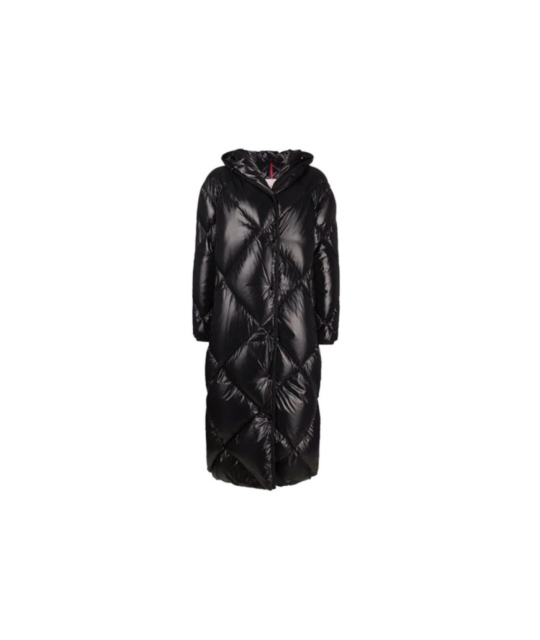 MONCLER Черный пуховик, фото 1