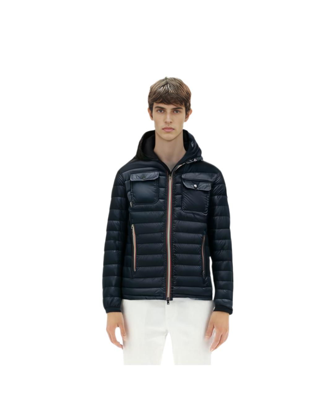 MONCLER Синяя куртка, фото 4