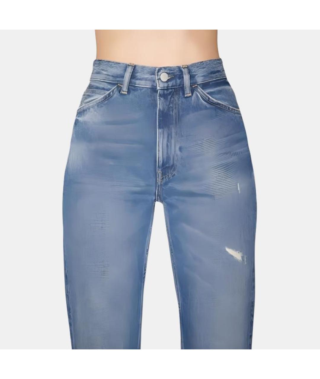 ACNE STUDIOS Синие прямые джинсы, фото 5