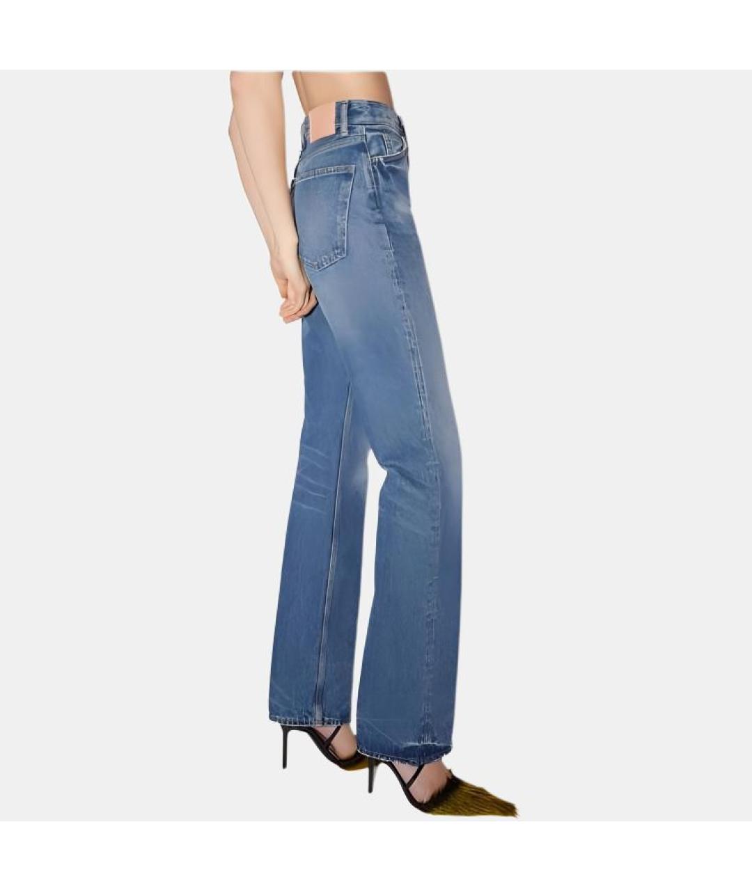 ACNE STUDIOS Синие прямые джинсы, фото 4