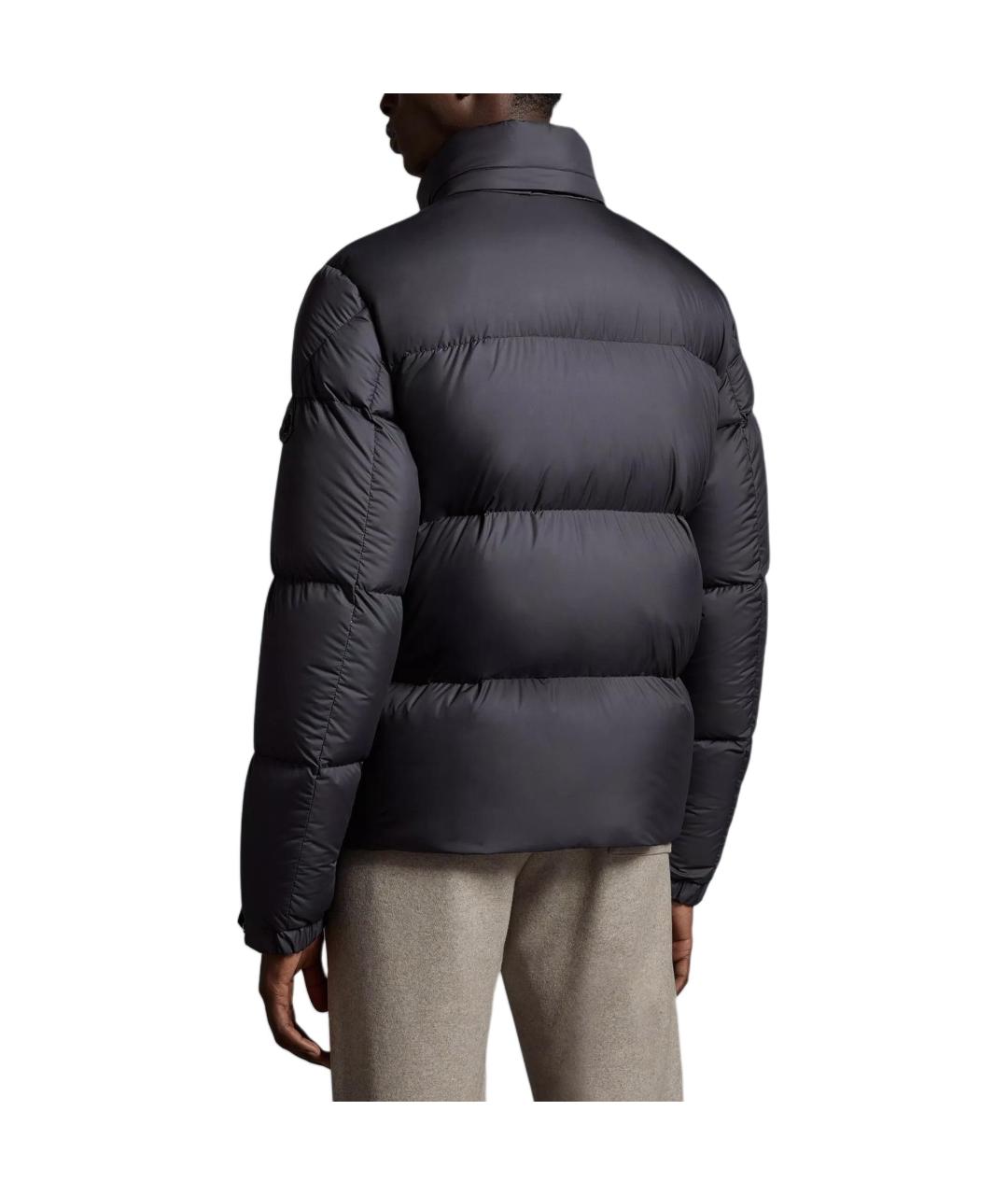 MONCLER Черный пуховик, фото 5