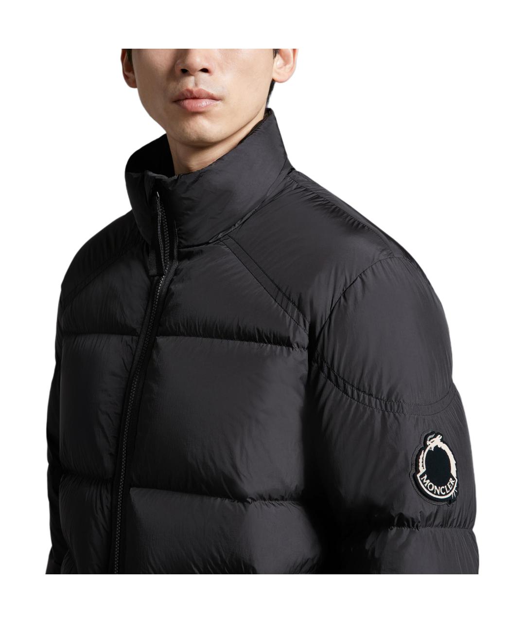 MONCLER Черный пуховик, фото 5
