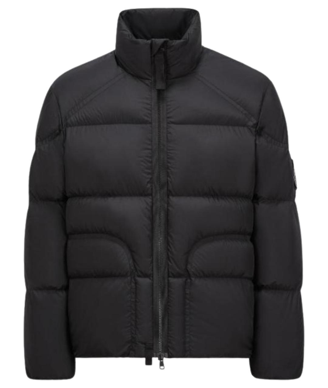 MONCLER Черный пуховик, фото 1