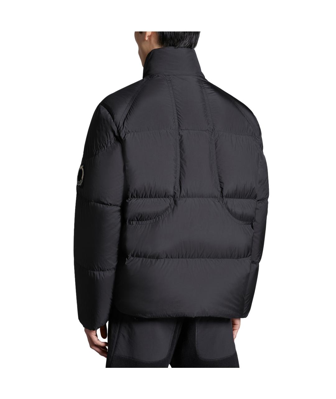 MONCLER Черный пуховик, фото 4