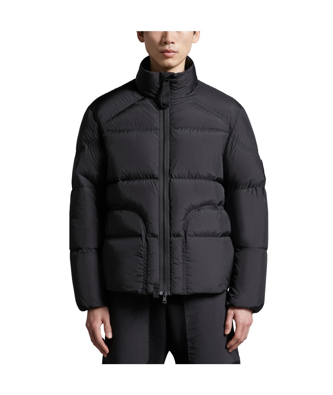 MONCLER Черный пуховик, фото 3