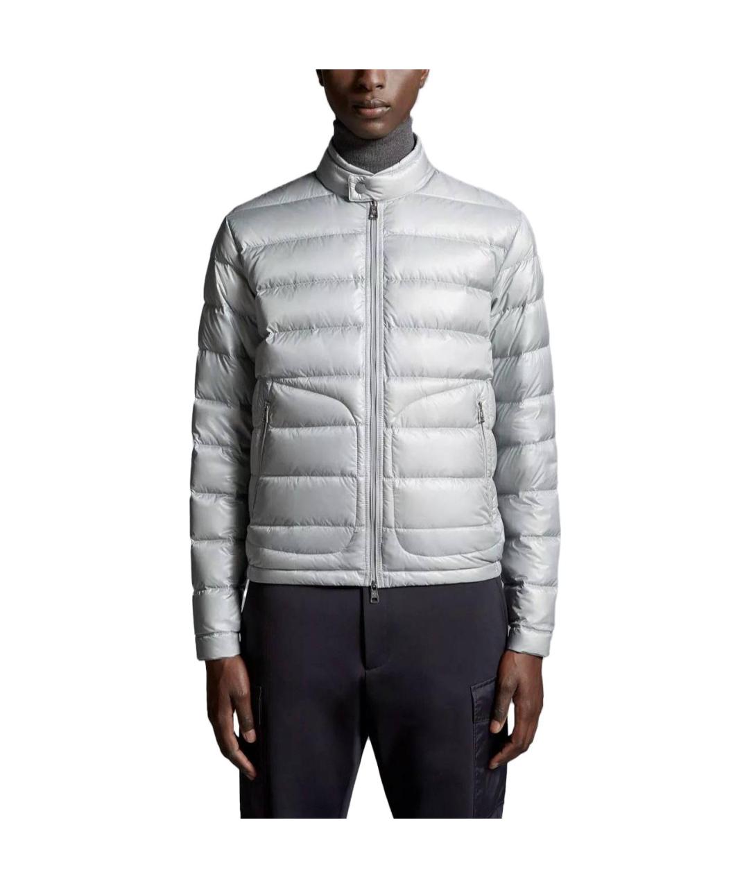 MONCLER Серая куртка, фото 2