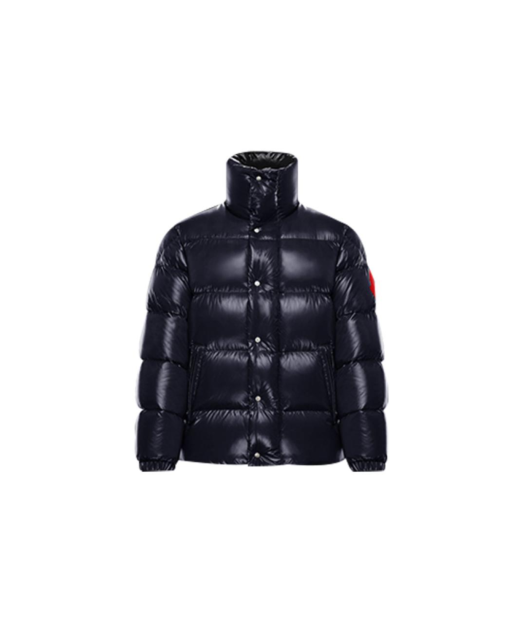 MONCLER Синяя полиамидовая куртка, фото 1