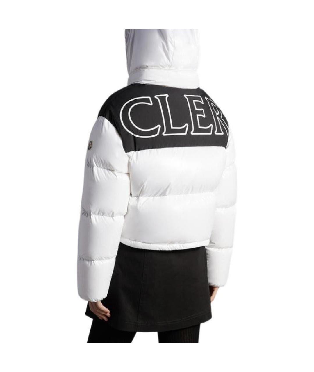 MONCLER Белая полиамидовая куртка, фото 3