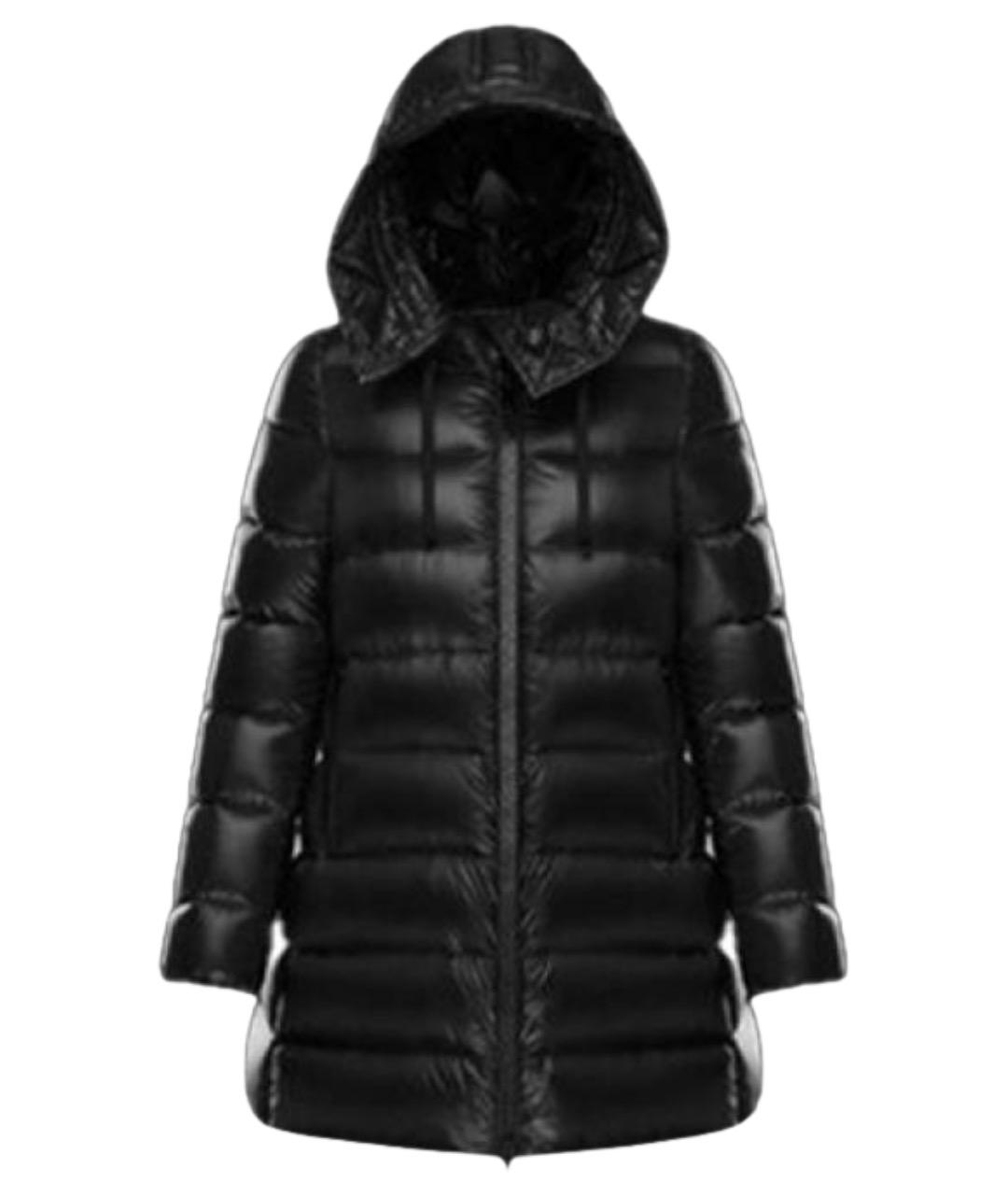 MONCLER Черный пуховик, фото 1