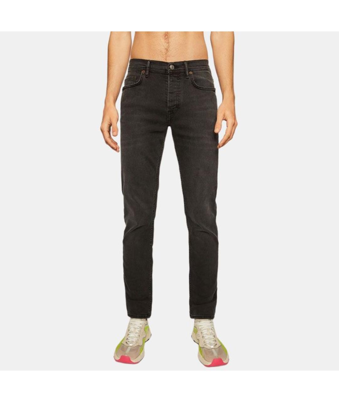 ACNE STUDIOS Черные прямые джинсы, фото 2