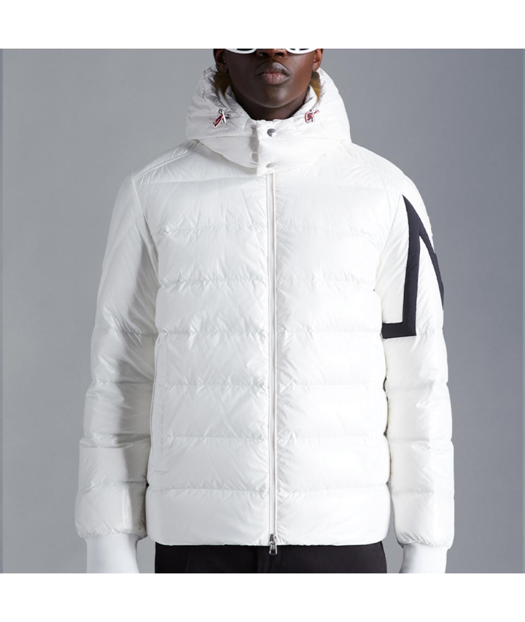 MONCLER Белый пуховик, фото 4