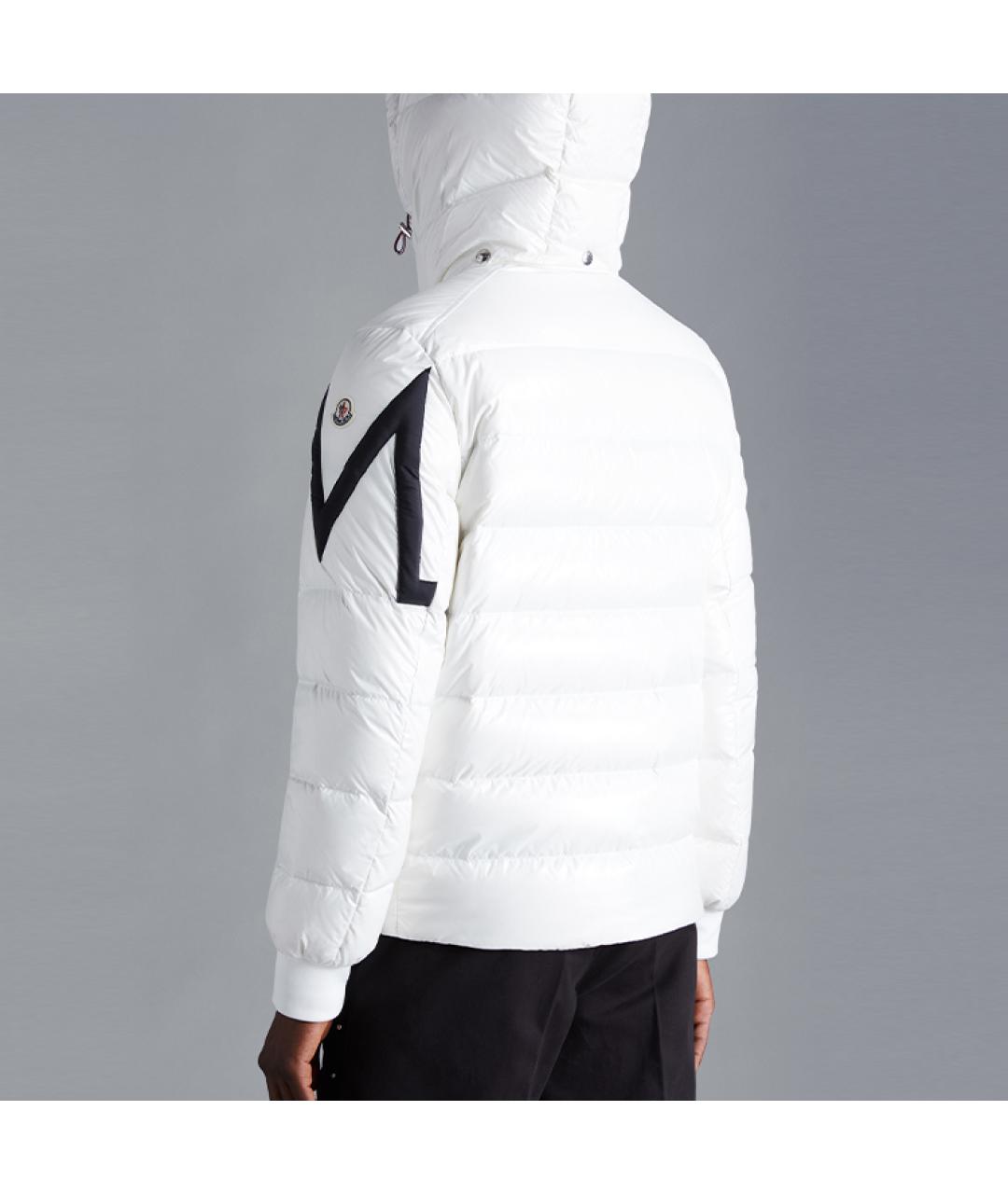 MONCLER Белый пуховик, фото 3