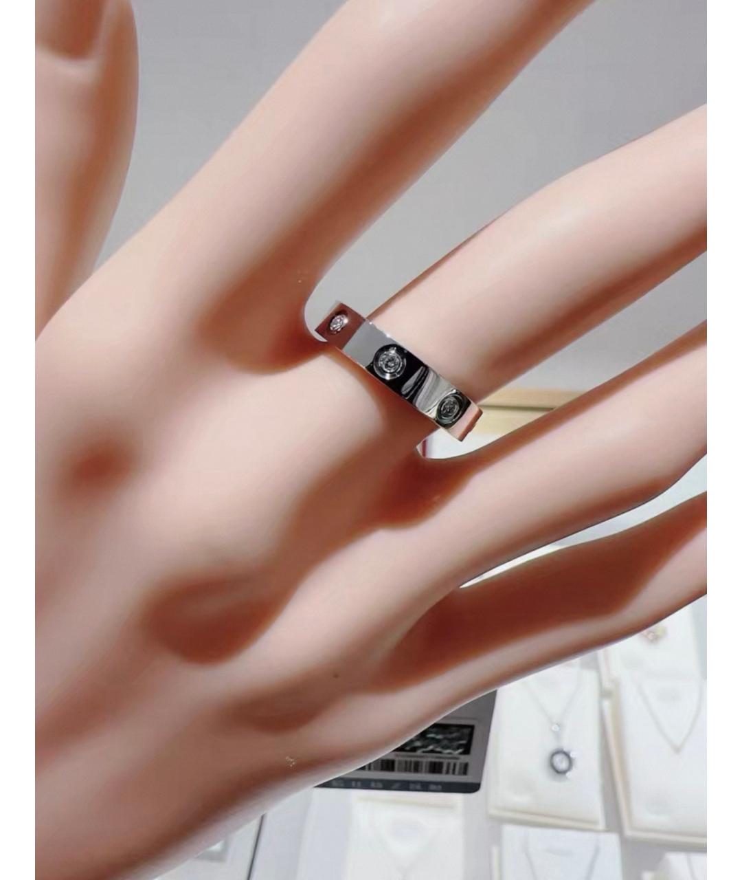 CARTIER Серебряное кольцо из белого золота, фото 3