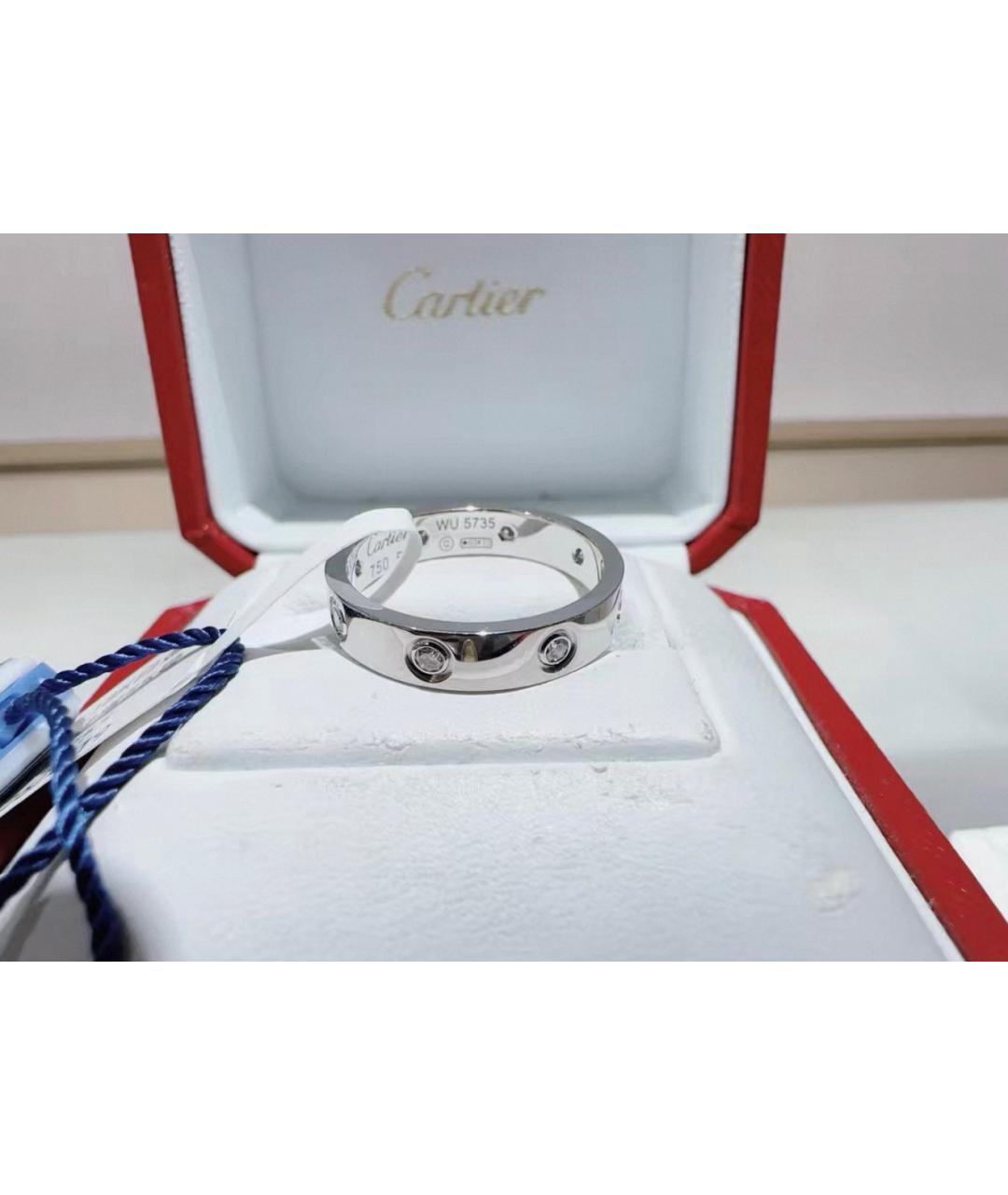 CARTIER Серебряное кольцо из белого золота, фото 4