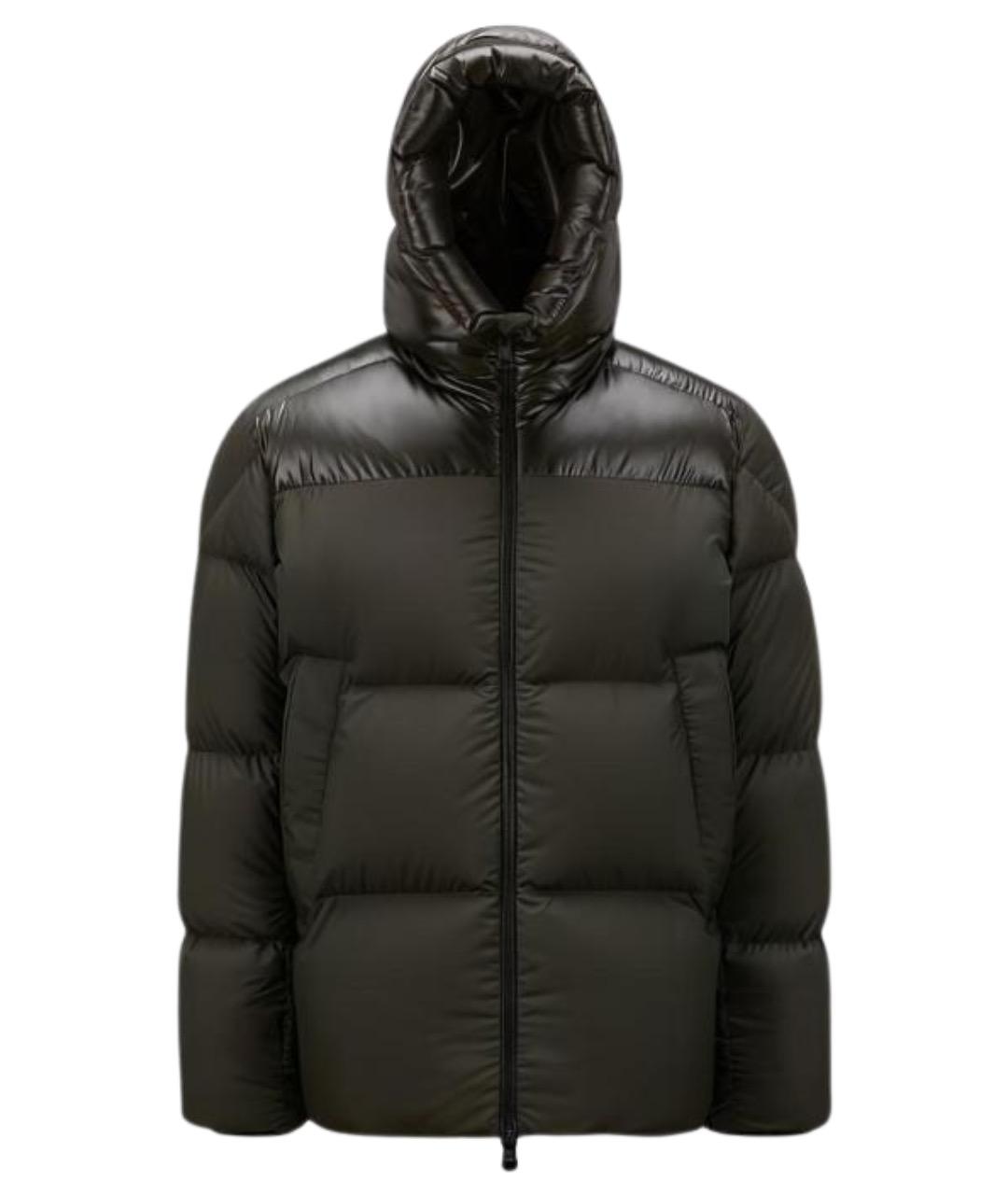 MONCLER Зеленый пуховик, фото 1