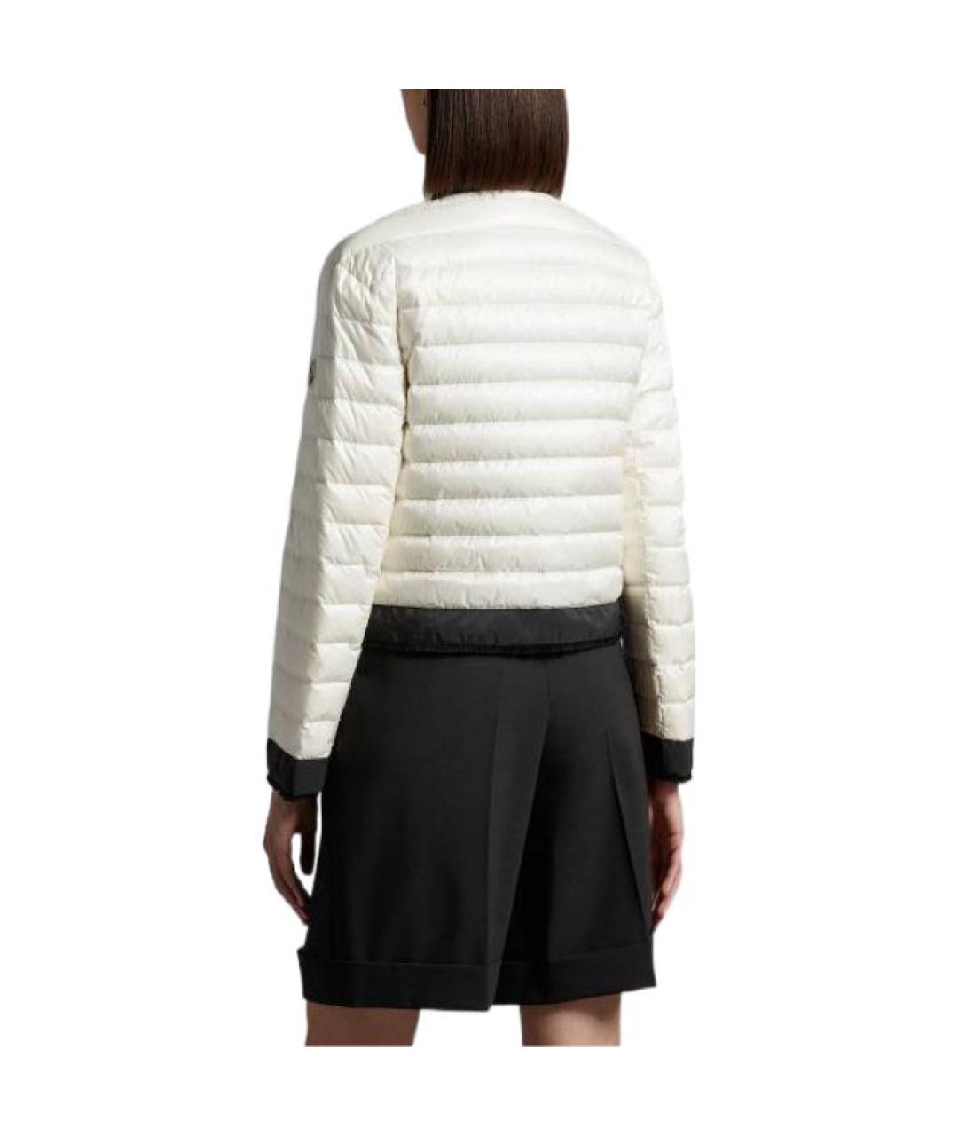 MONCLER Белый пуховик, фото 4