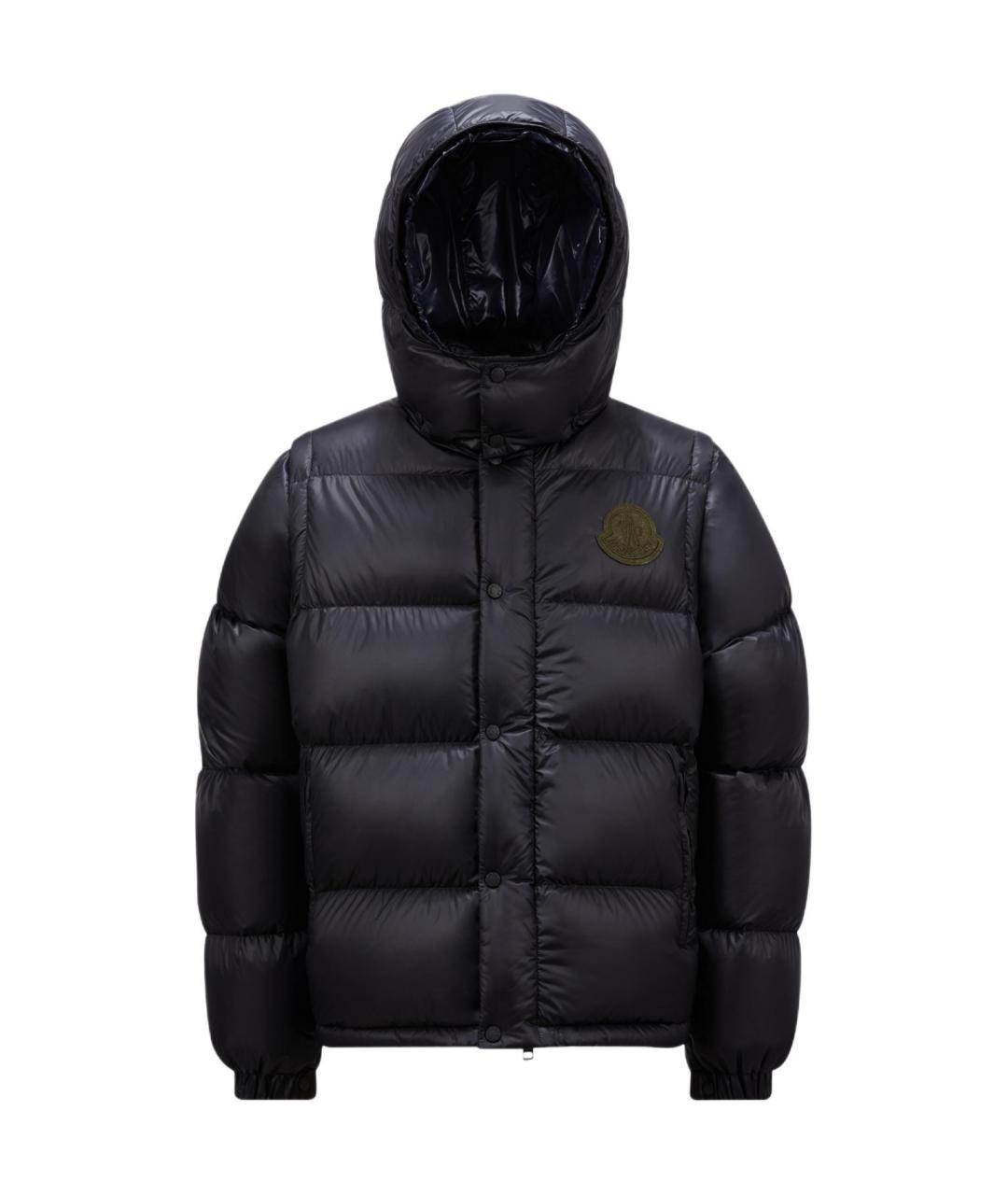 MONCLER Синий пуховик, фото 1