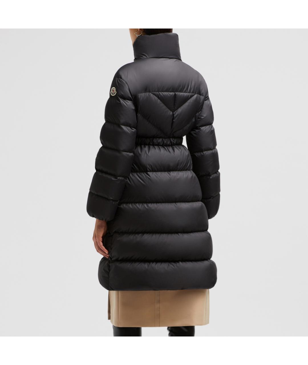 MONCLER Черный пуховик, фото 3