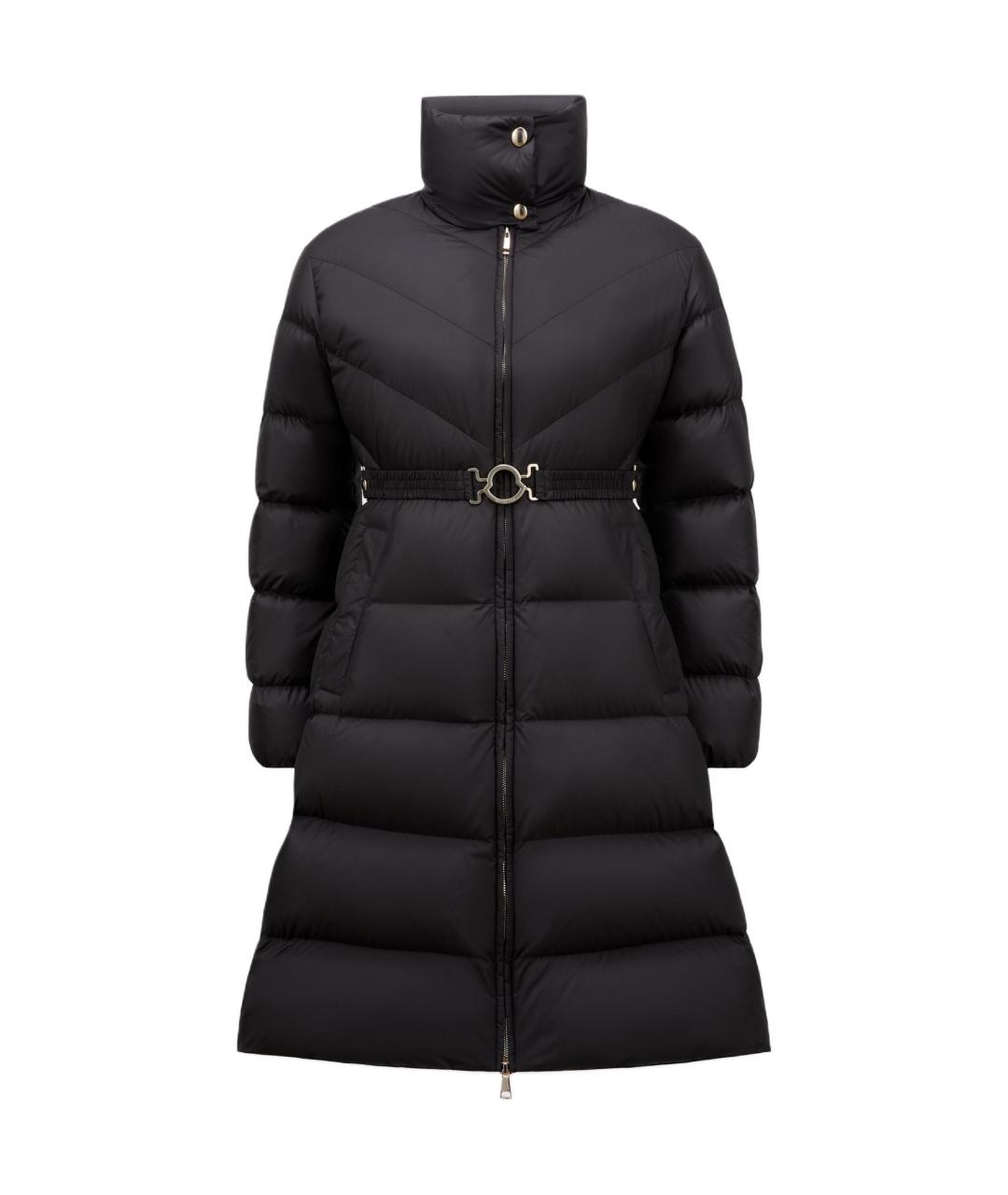 MONCLER Черный пуховик, фото 1