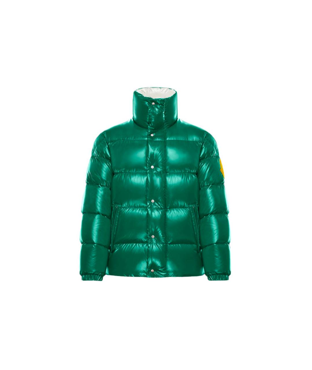 MONCLER Зеленый пуховик, фото 5
