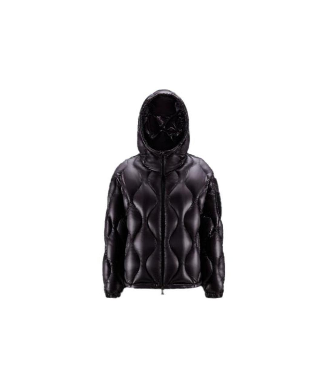 MONCLER Черный пуховик, фото 5
