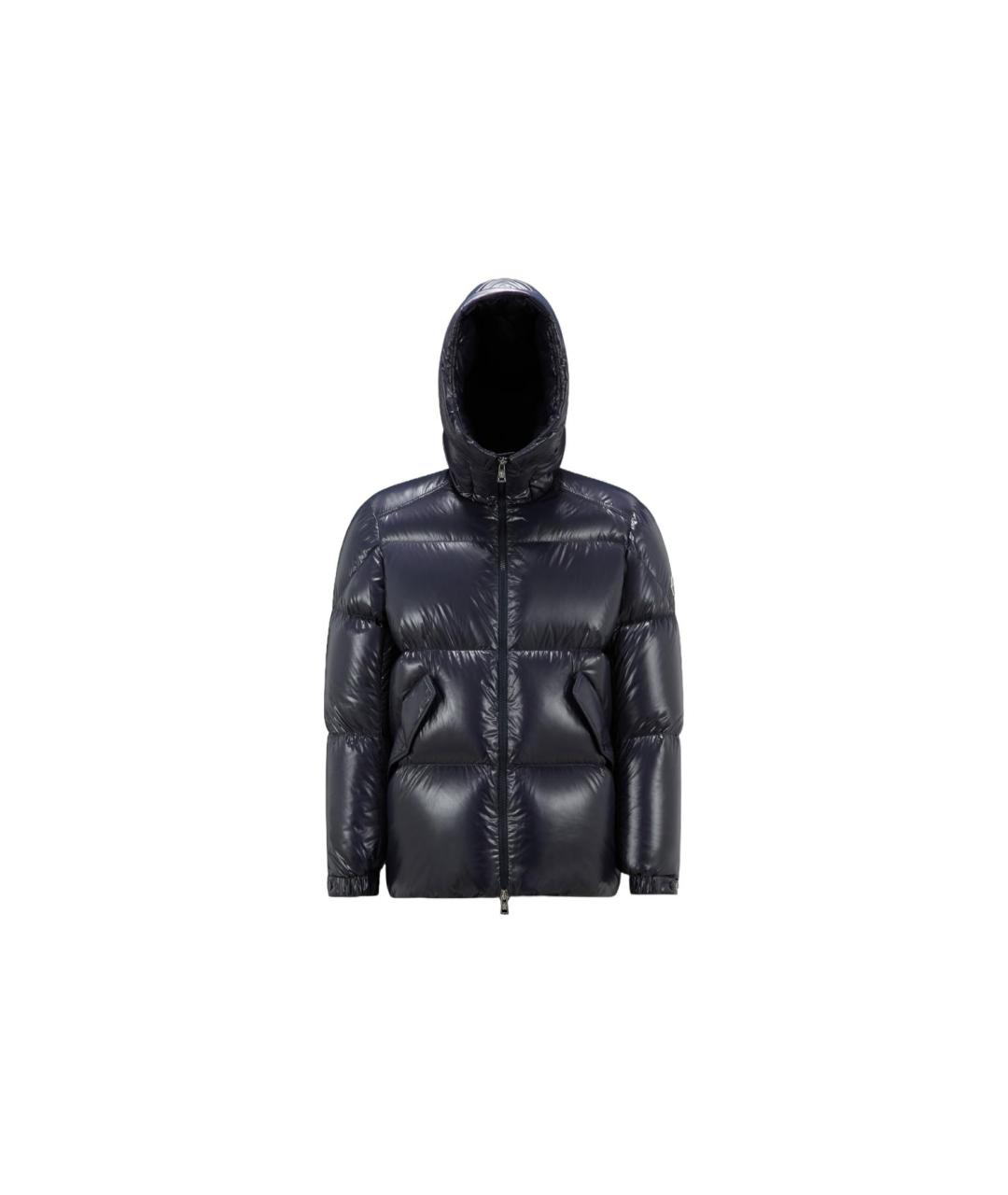 MONCLER Черный пуховик, фото 1