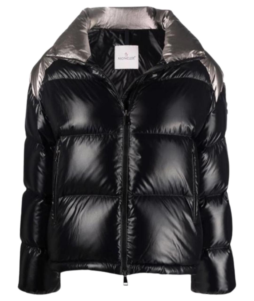 MONCLER Черный пуховик, фото 1