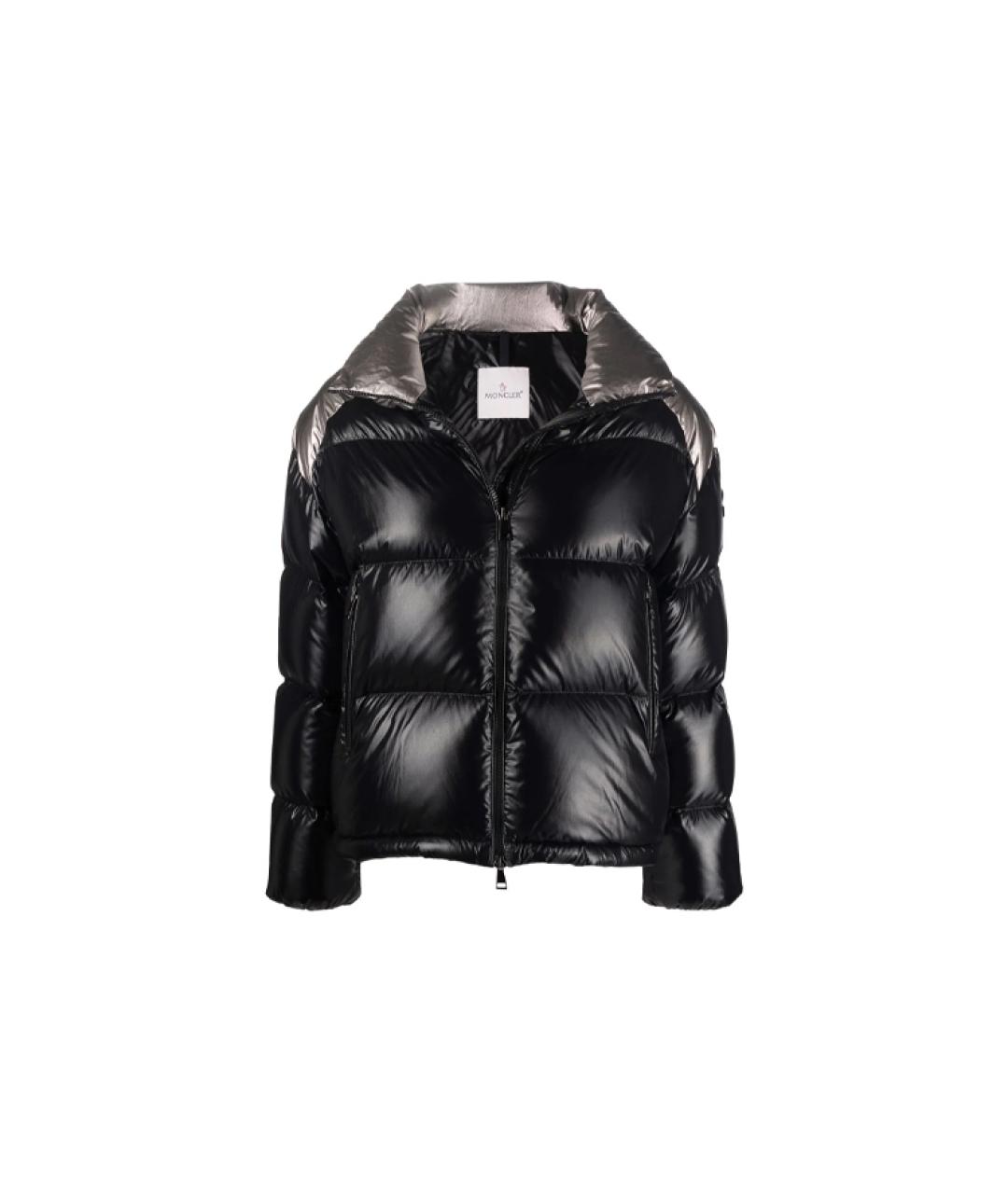 MONCLER Черный пуховик, фото 5