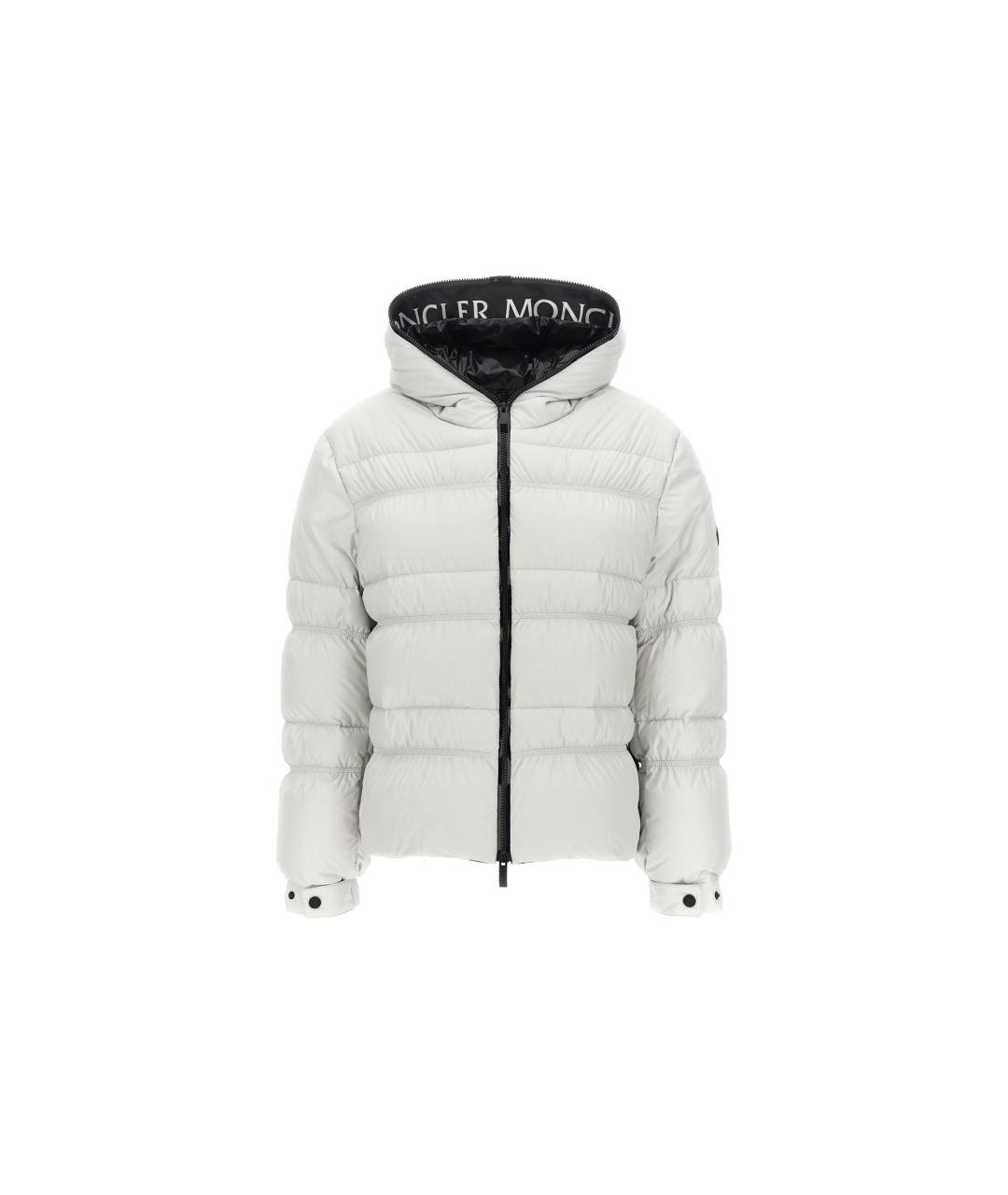 MONCLER Белый пуховик, фото 4