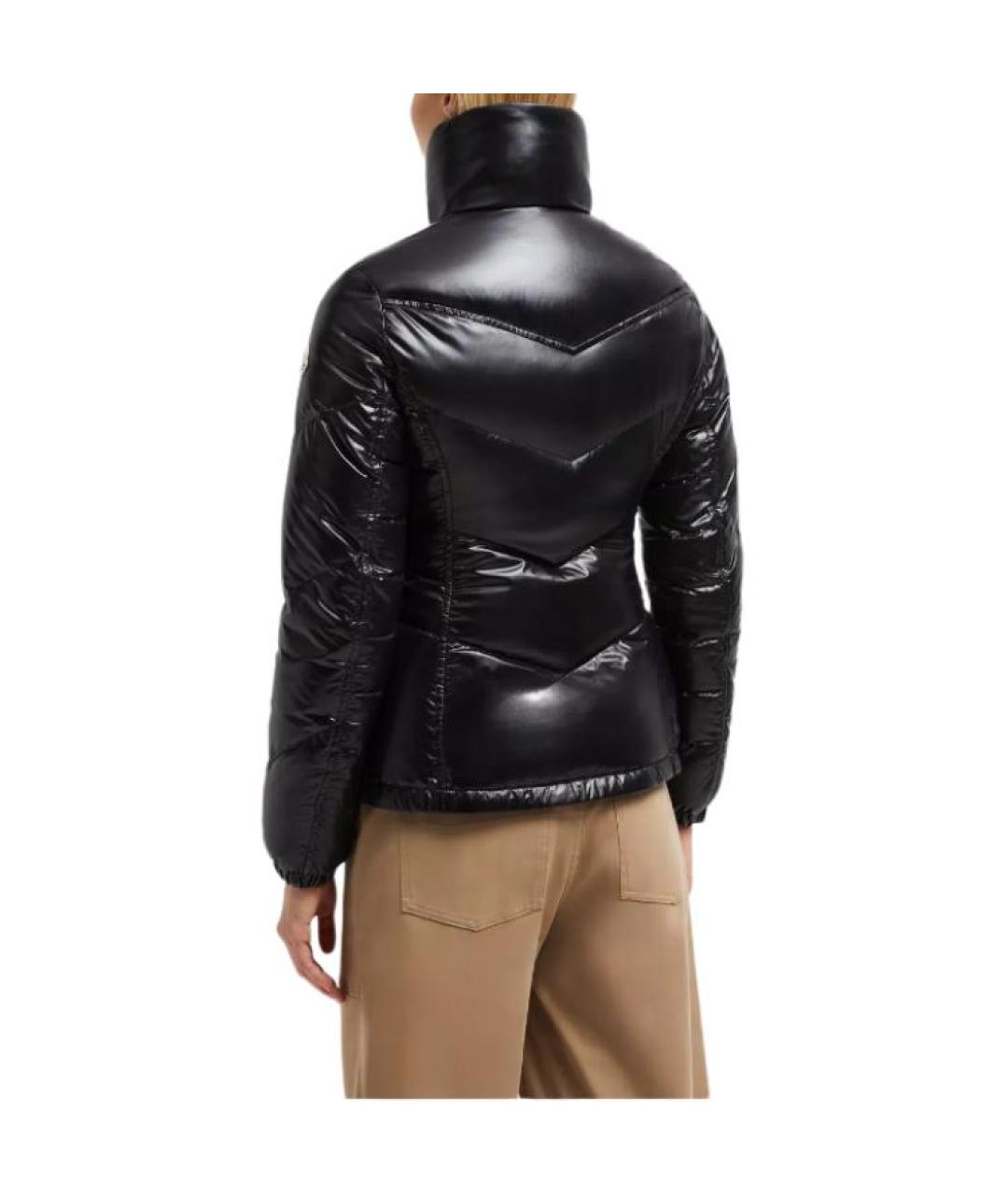 MONCLER Черный пуховик, фото 4